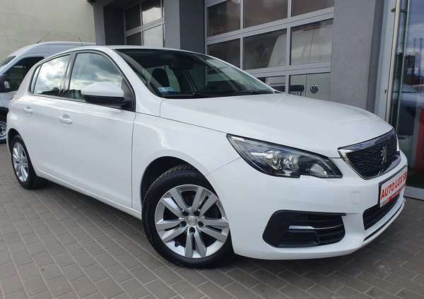 Peugeot 308 cena 39900 przebieg: 133220, rok produkcji 2019 z Warszawa małe 301